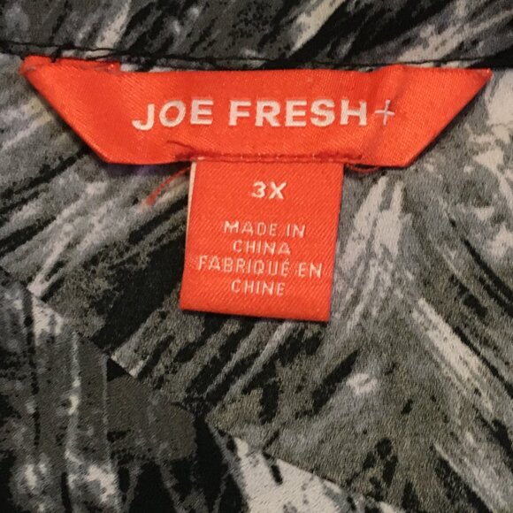 Trippy Furry Swirl Banded Collar Cap Sleeve Shirt - Picture 11 of 16